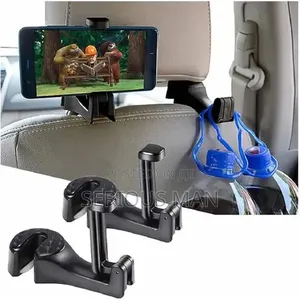 In 1 Car Back Seat Hanger With a Mobile Phone Holder