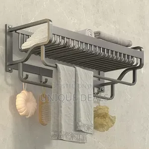 Floating Shelves Bathroom Wall Shelf Towel Rack