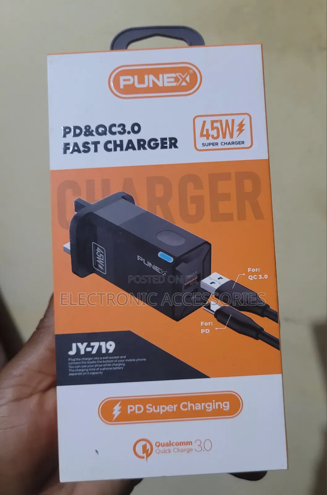 Pd Qc3.0 Fast Charge 45w Super Charger