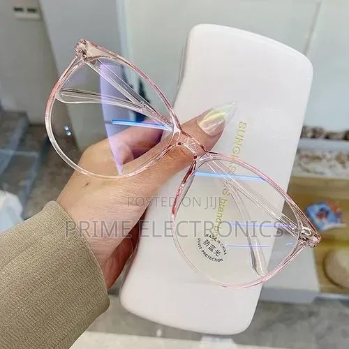 Women's Anti Blue Light Glasses -round Pink
