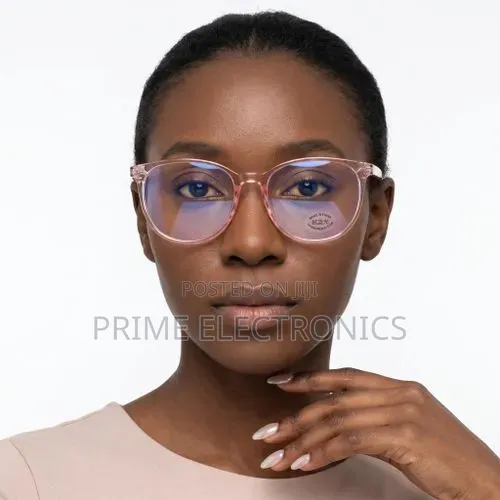 Women's Anti Blue Light Glasses -round Pink