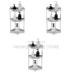 Bathroom Kitchen Triangular Aluminum Wall Mount Shower Shelf Storage