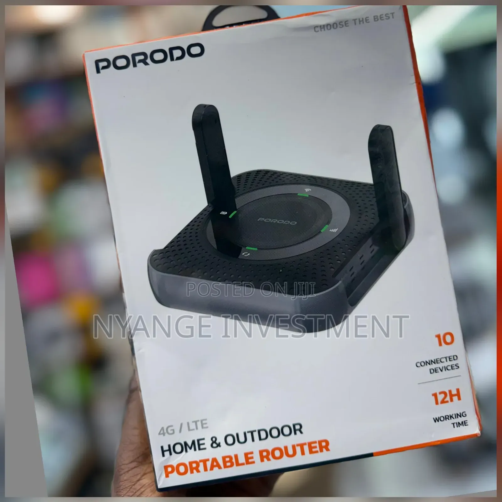 Porodo 4g/Lte Home Outdoor Portable Router. Portable Router