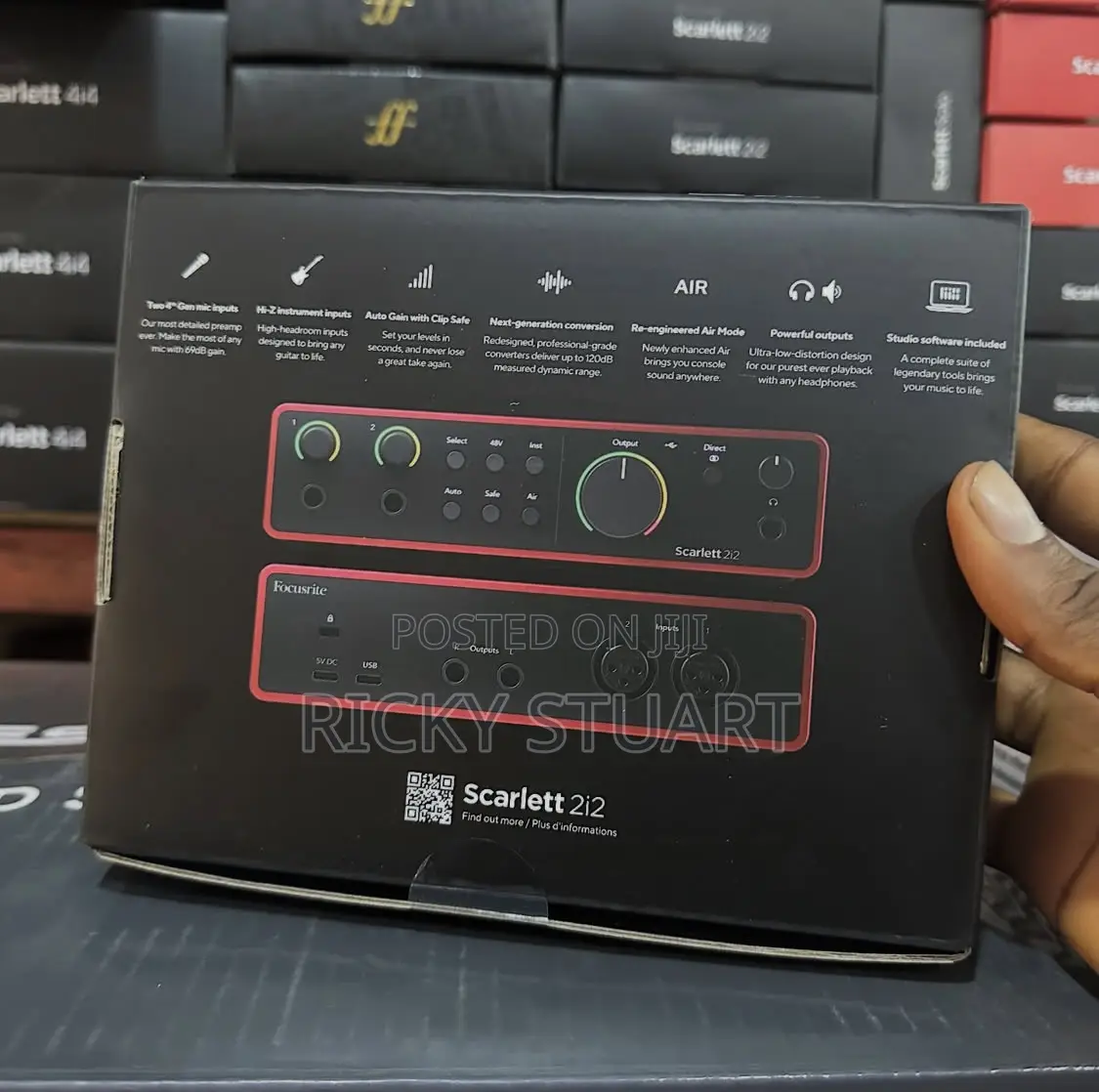 Focusrite Scarlett 2i2 4th Gen Usb Audio Interface