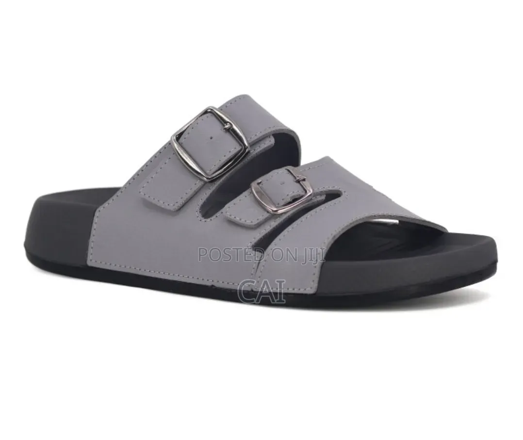 Aldo Dual-Buckle Comfort Slide Sandals. Olive Green