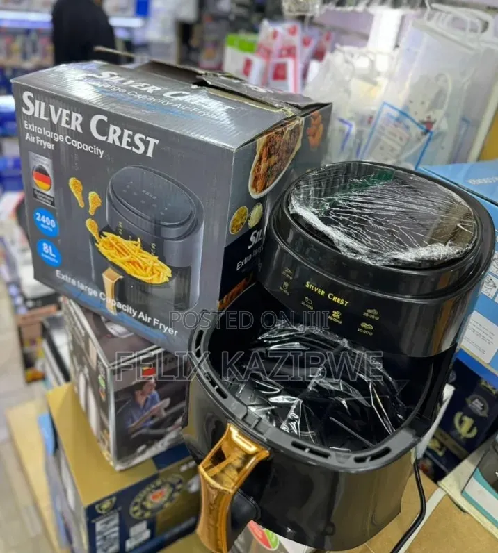 +4 8l Silver Crest 2400w Air Fryer