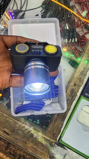 200w Led Headlamp With White and Yellow Light, Zoom, Digital Indicator
