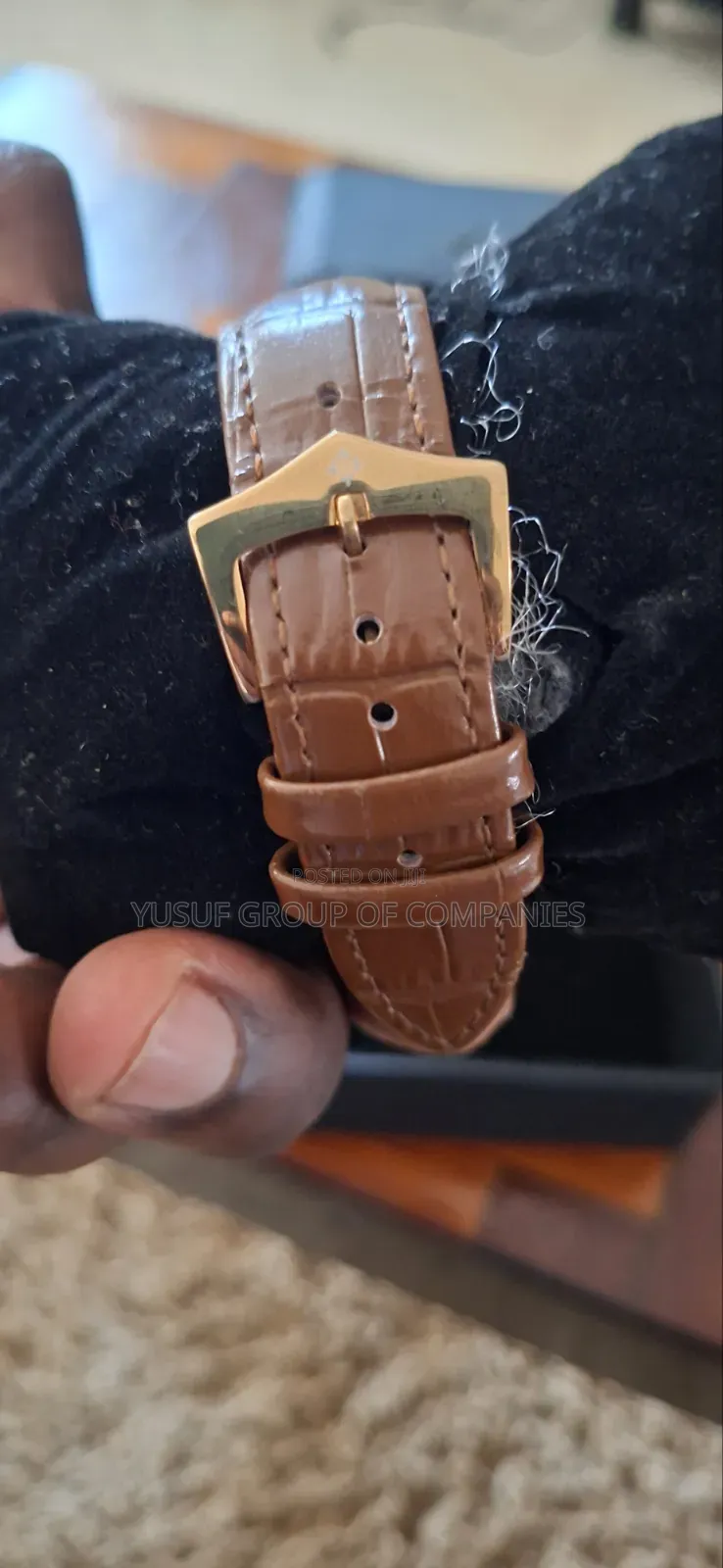Patek Philippe Skeleton Automatic Leather Strap Watch