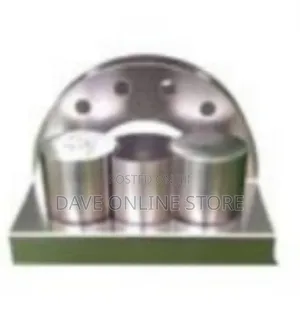 Modern Stainless Steel Table Condiment Caddy Set
