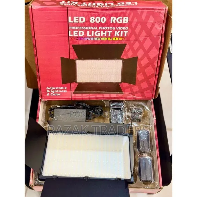 Pro Led 800 *Rgb* Led Video Light Panel for Professional Photography