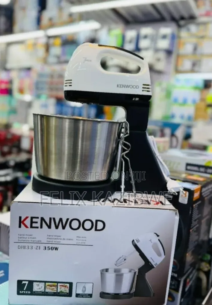 Kenwood Mixer With Steel Bowl.