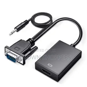 Vga to Hdmi Adapter Cable Male to Female Audio Video Converter