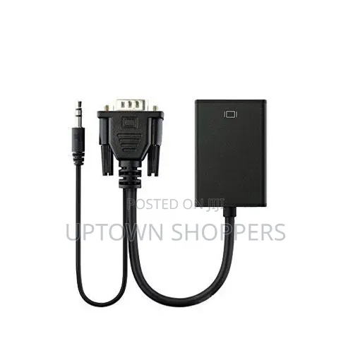 Vga to Hdmi Adapter Cable Male to Female Audio Video Converter