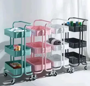 Versatile 3-tier Rolling Utility Carts