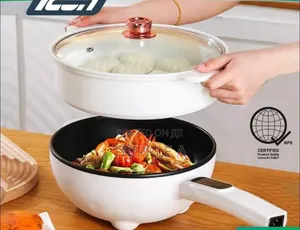 4l Multifunctional Electric Wok 2 in 1 Non Stick Electric Frying Pan