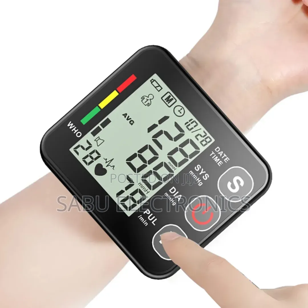 Digital Wrist Blood Pressure Monitor – Accurate Easy Health Tracking