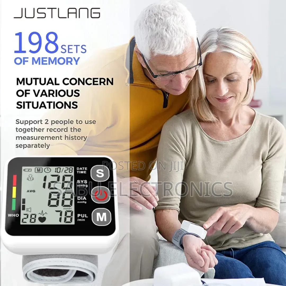 Digital Wrist Blood Pressure Monitor – Accurate Easy Health Tracking