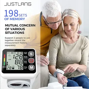 Digital Wrist Blood Pressure Monitor – Accurate Easy Health Tracking