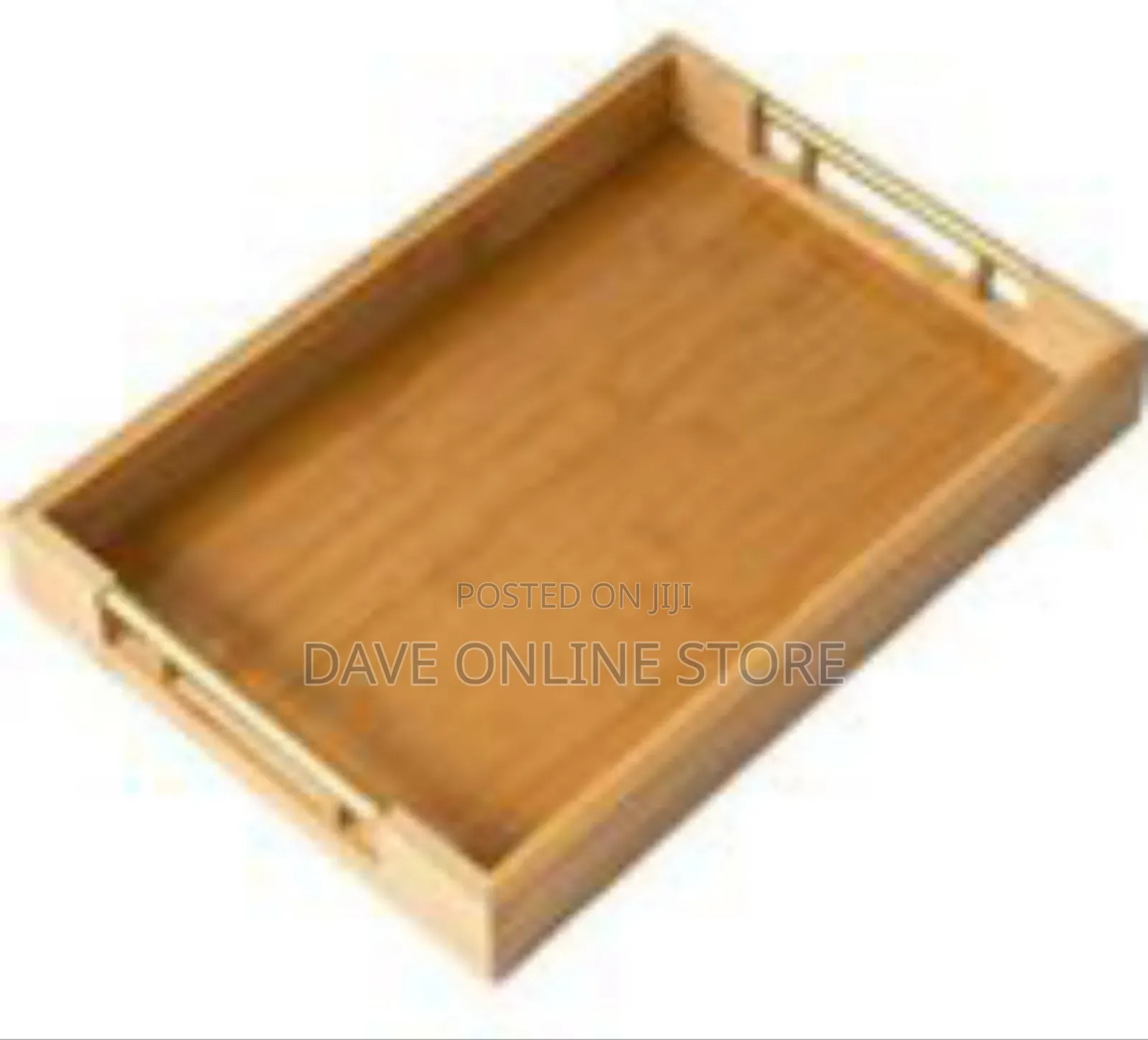 Elegant Bamboo Serving Tray Set