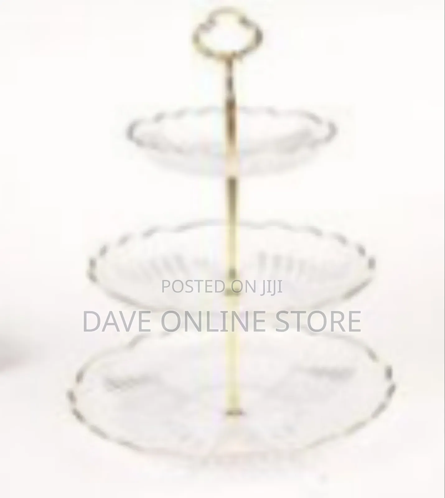 Elegant Three-Tiered Serving Stand / Dessert Tower