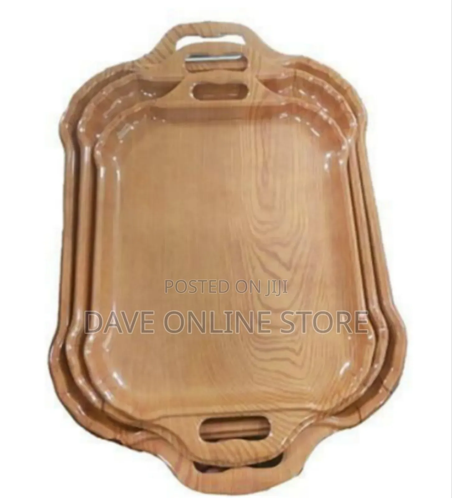 3 Piece Set of Melamine Trays