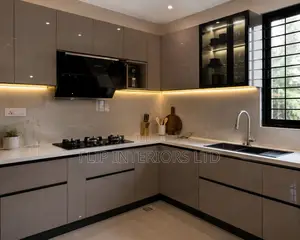 Modern PVC Kitchen Cabinet Solution