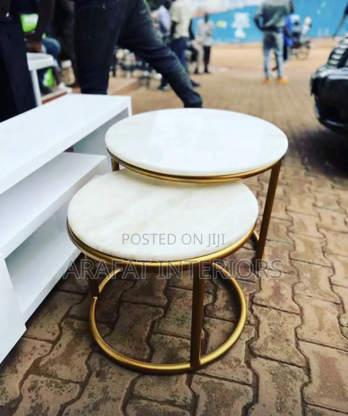  Elegant Nested Marble Side Tables 