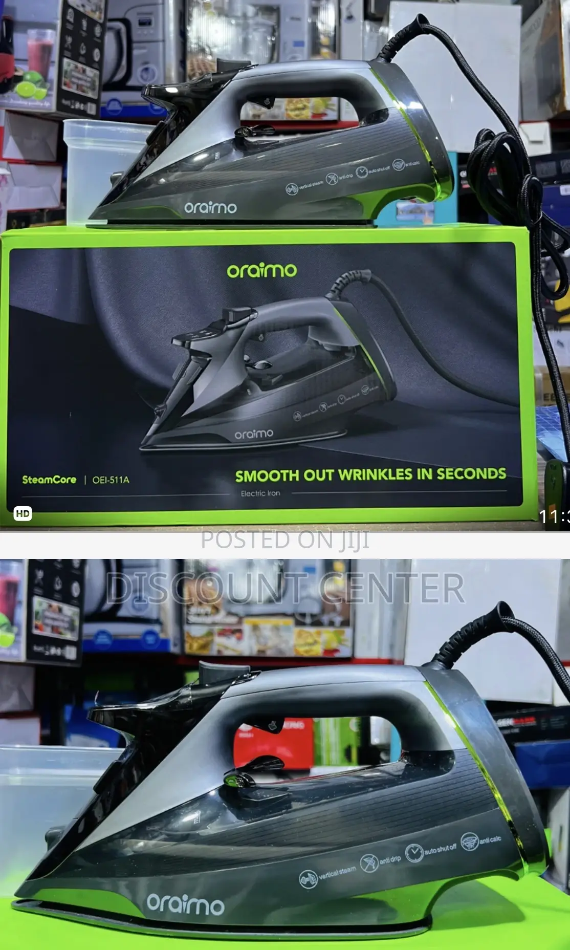 Steam Iron Oraimo