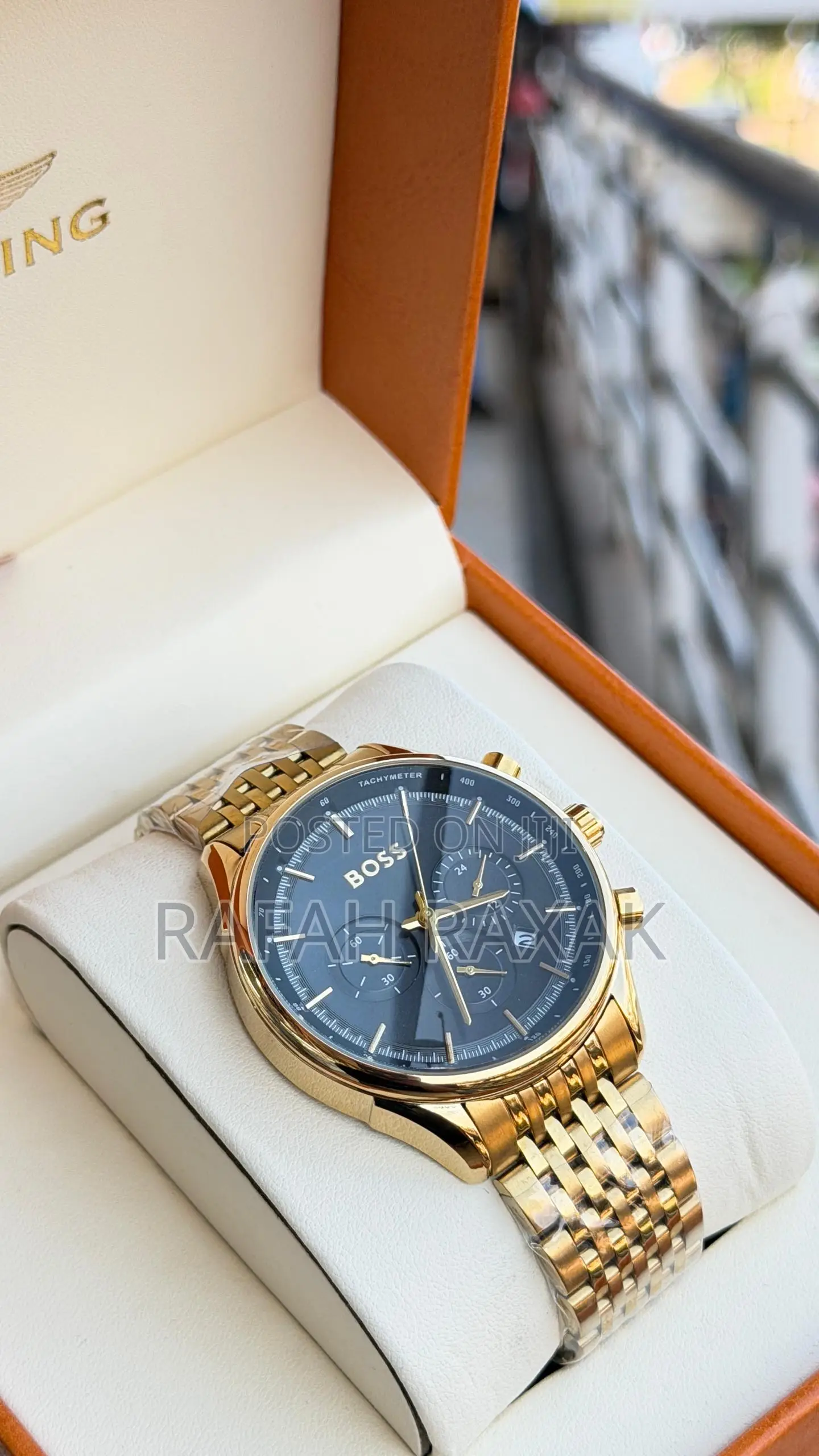 Stainless Steel Boss Gregor Chronograph Watch