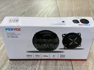 Pervoi Xs-Fb1030 4" 2-Way Car Coaxial Speakers (280w Peak) - Brand New