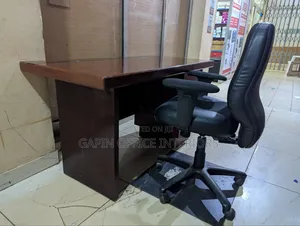 140cm Table// Desk With Heavy Duty Short Back Office Chair