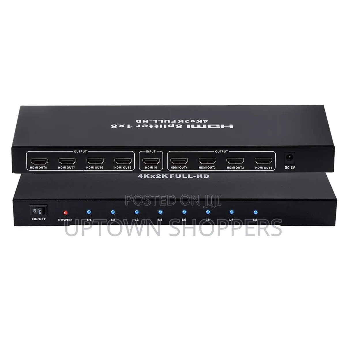 1x8 Hdmi Splitter, 1 in 8 Out Hdmi Splitter Audio Video Distributor