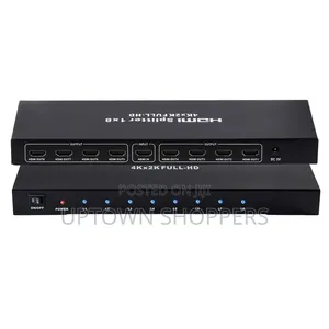 1x8 Hdmi Splitter, 1 in 8 Out Hdmi Splitter Audio Video Distributor