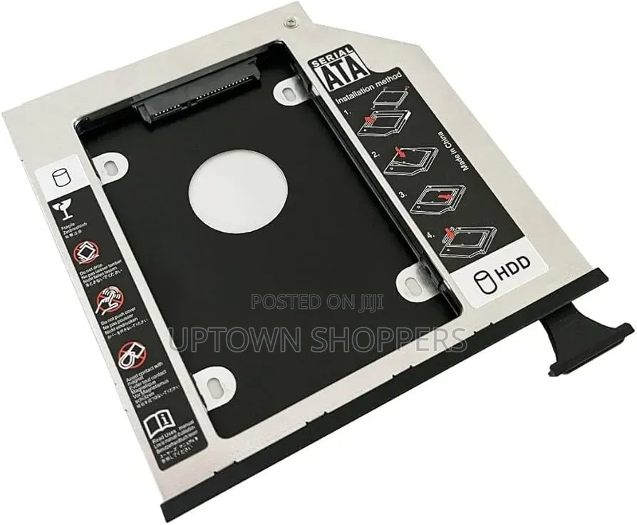 Internal 2nd HDD SSD Hard Drive Optimal Frame Caddy Adapter