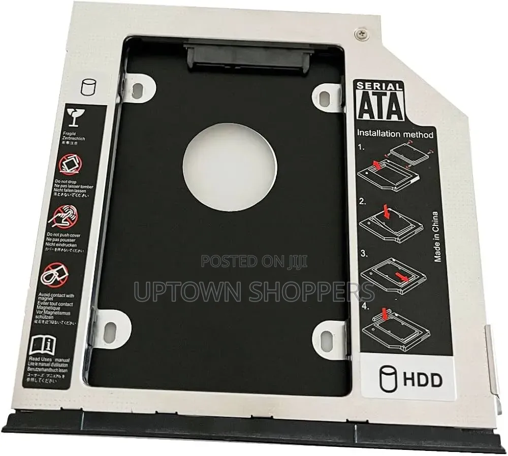 Internal 2nd HDD SSD Hard Drive Optimal Frame Caddy Adapter