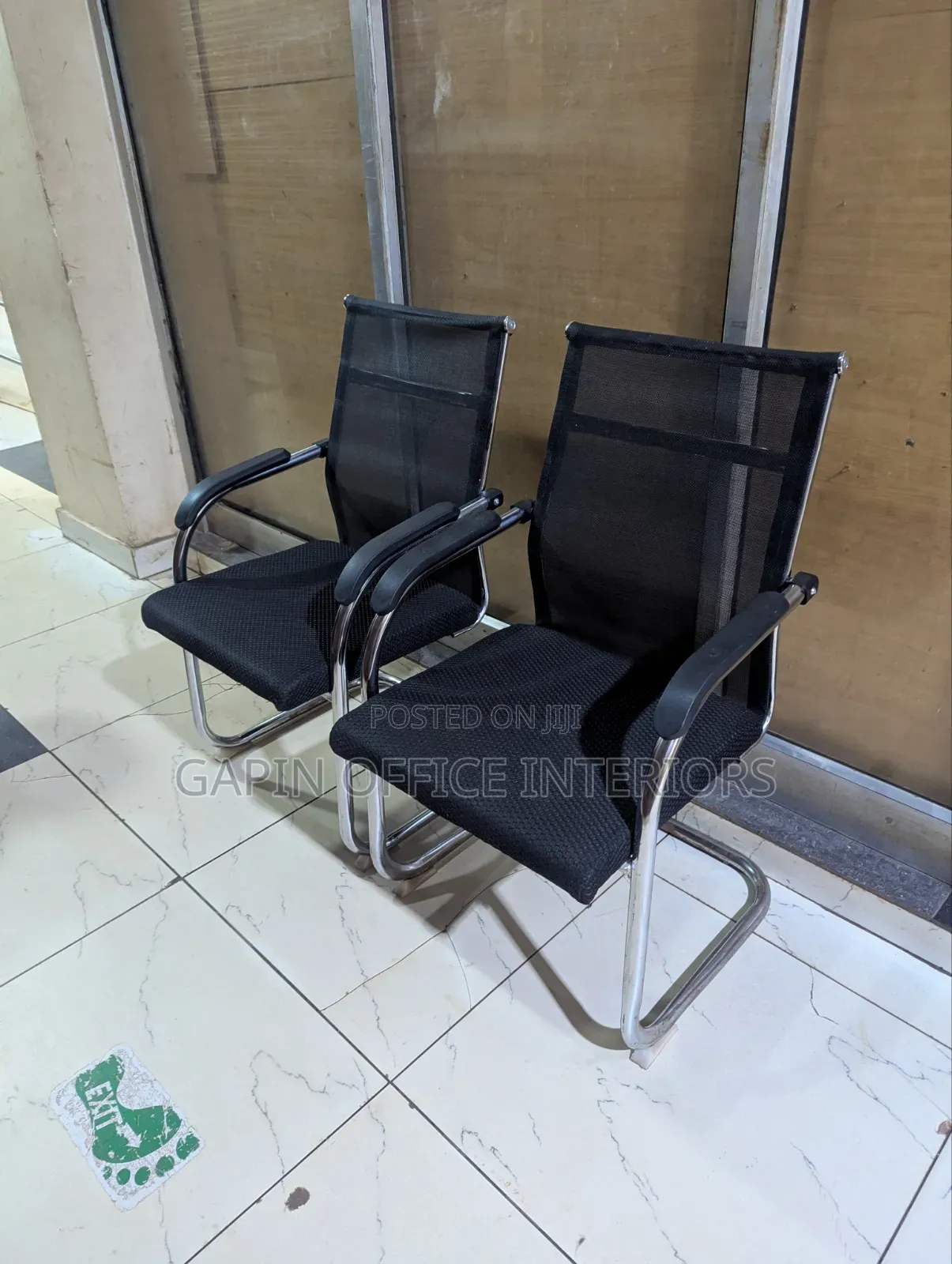 Used Non Movable// Non Adjustable Office Chairs, Price for Each Piece