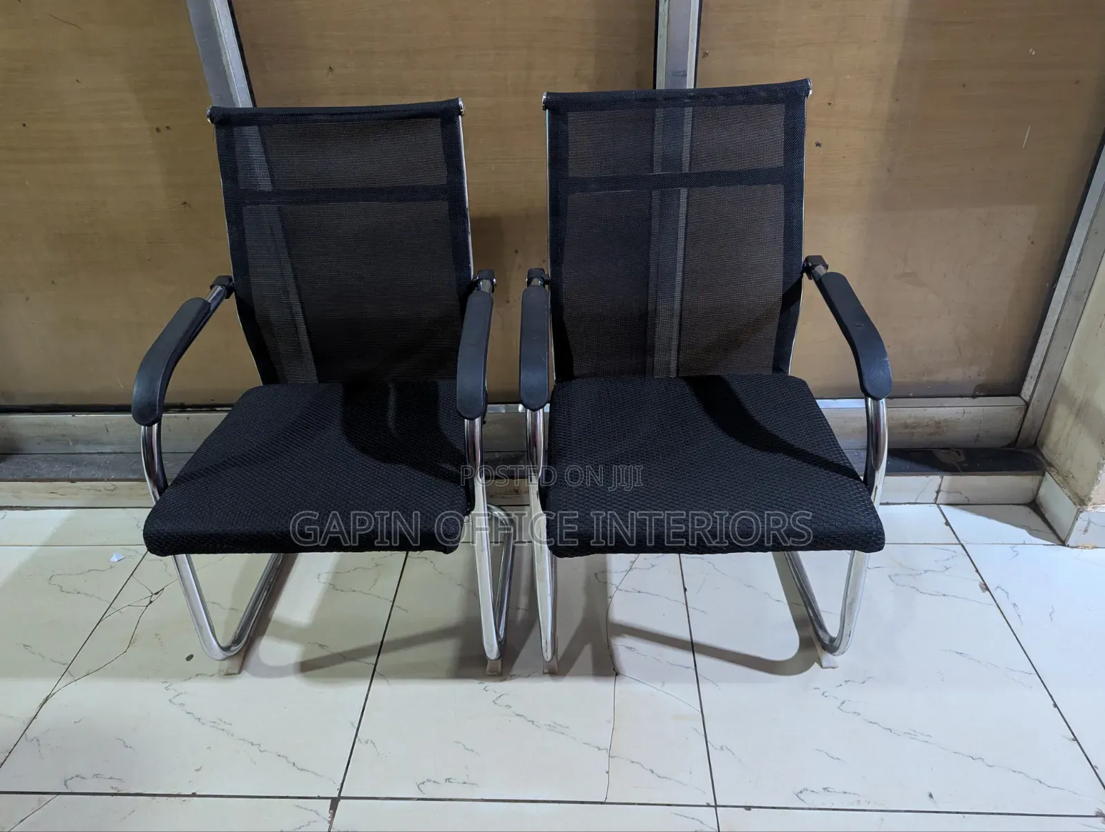Used Non Movable// Non Adjustable Office Chairs, Price for Each Piece