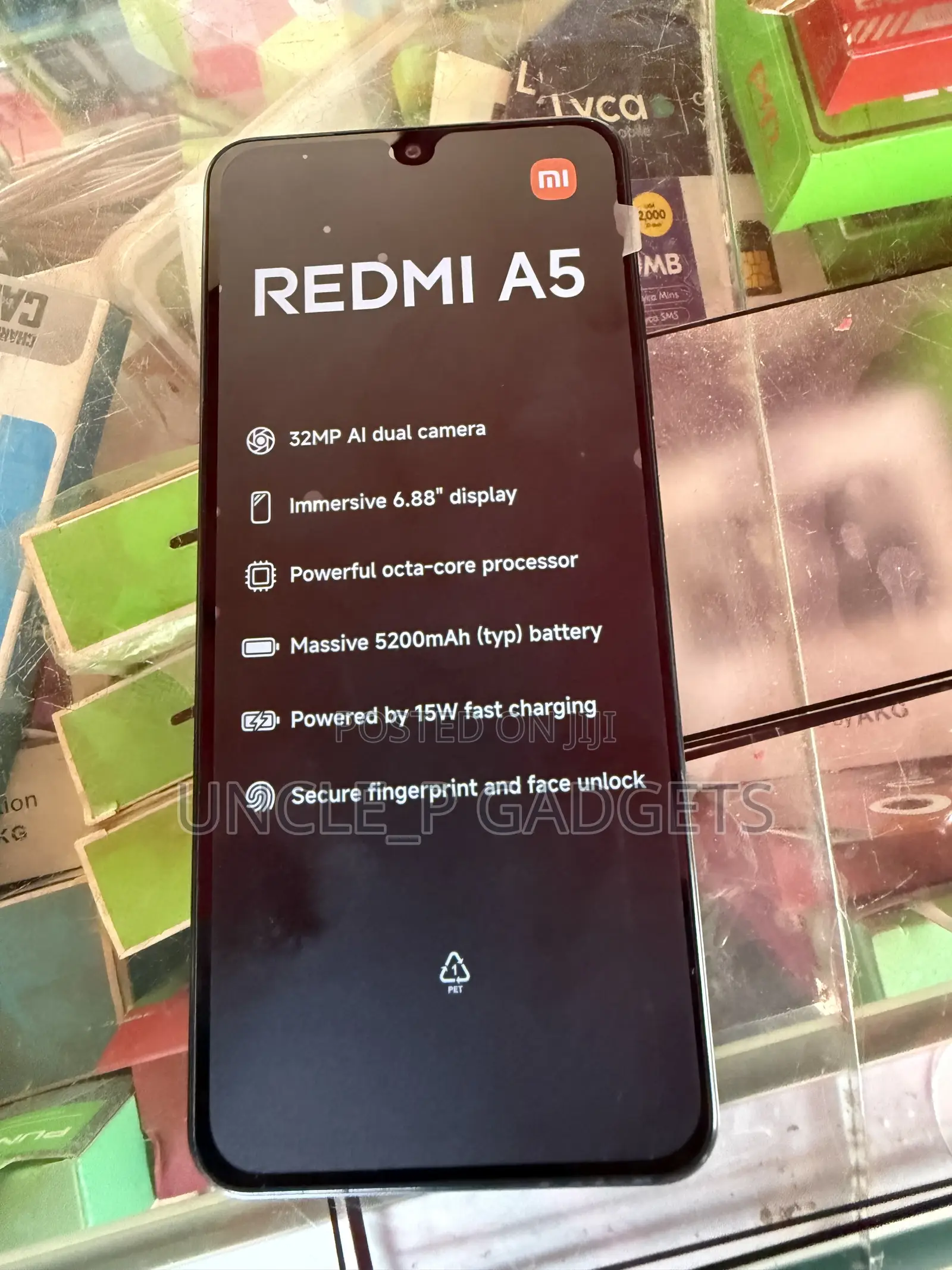 New Xiaomi Redmi A5 4G 64 GB Black