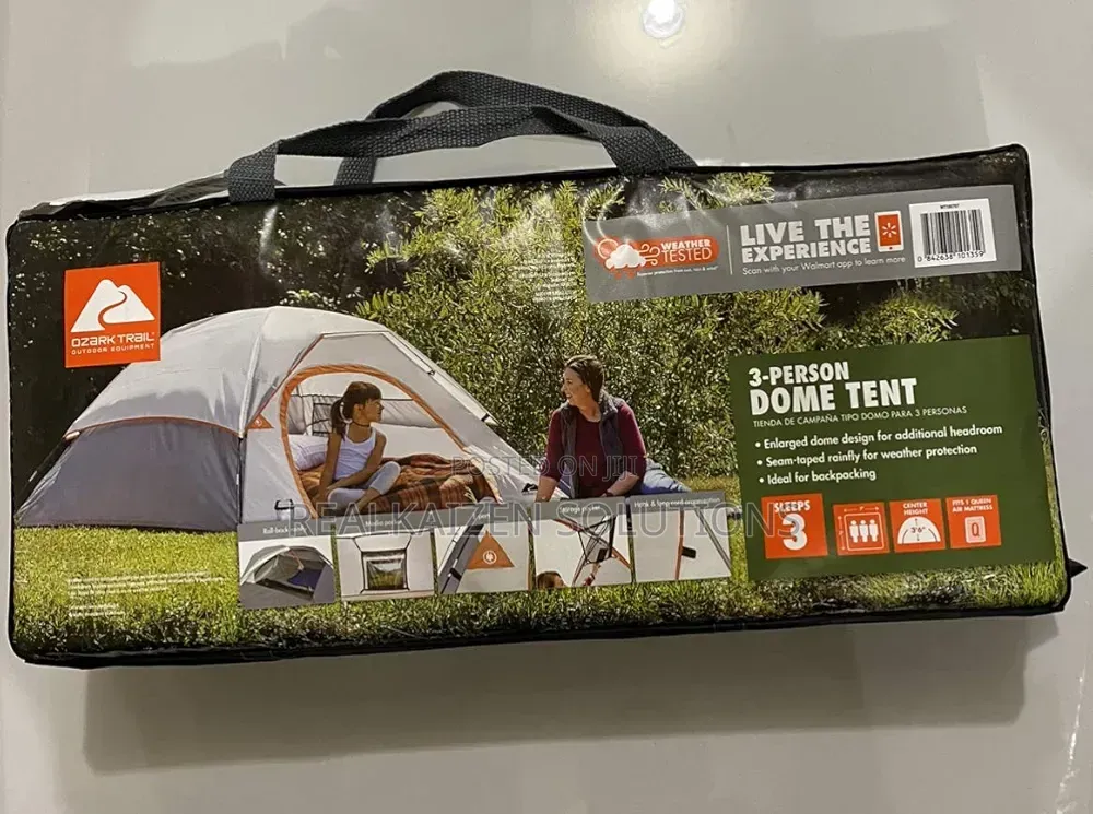 Usa Ozark Trail 3 Person Waterproof Camping Dome Tent