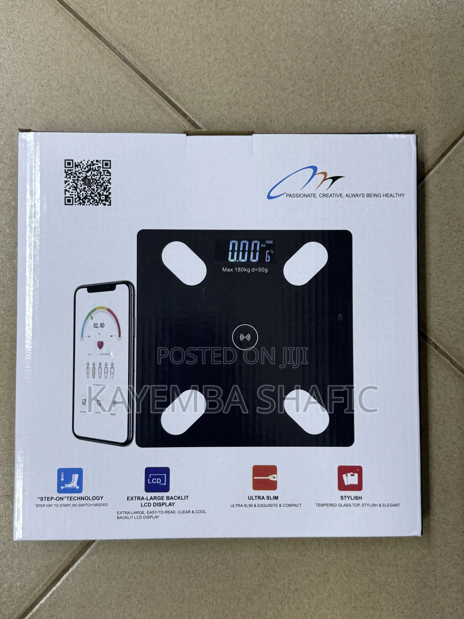 Smart Bluetooth Body Fat Bmi Digital Weight Scale