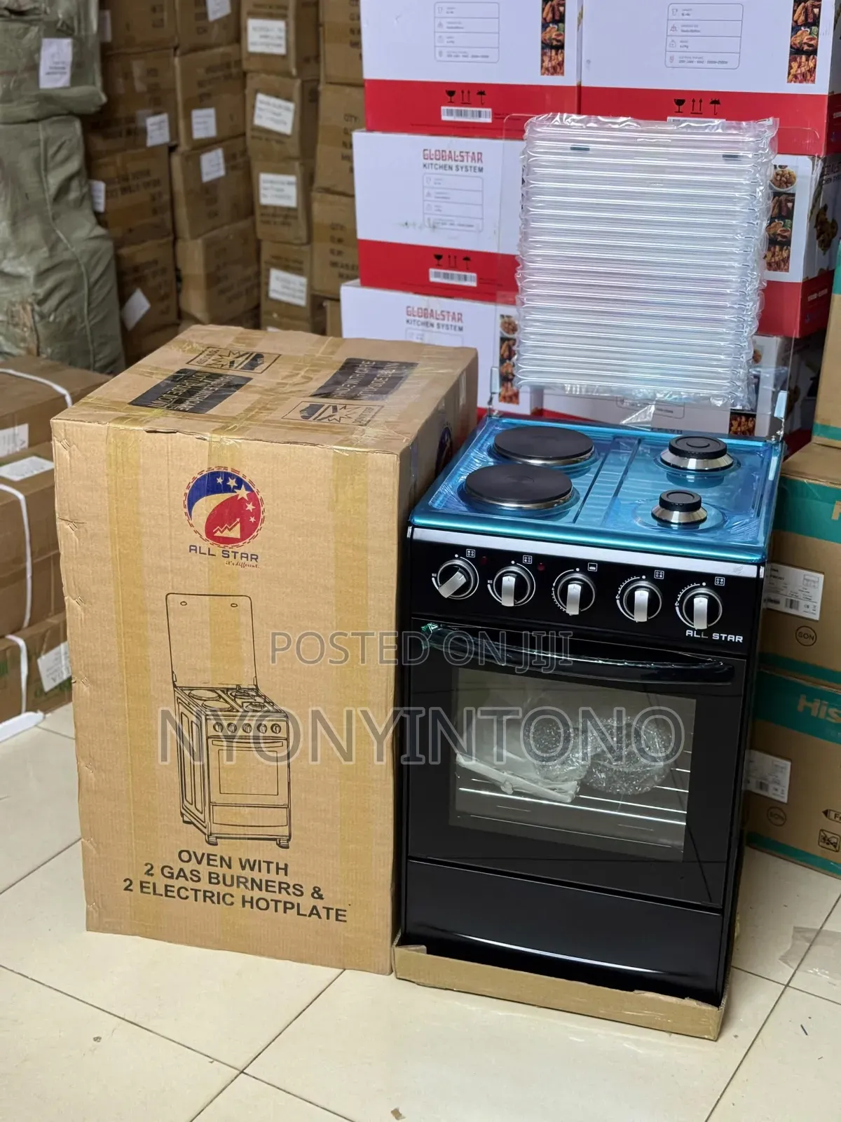 All Star 2×2 (50×50)Gas Oven Cooker