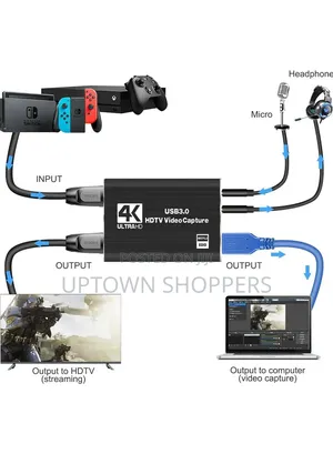 Hdmi to Usb 3.0 Video Capture Card Game Recorder Xbox Ps4