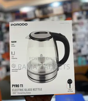 Electric Glass Kettle With a 1.8l Capacity.
