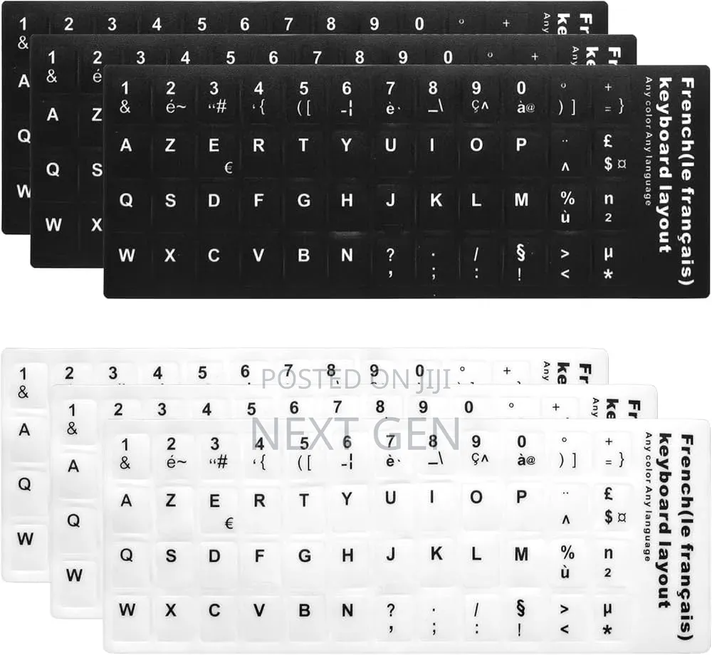 French Keyboard Sticker