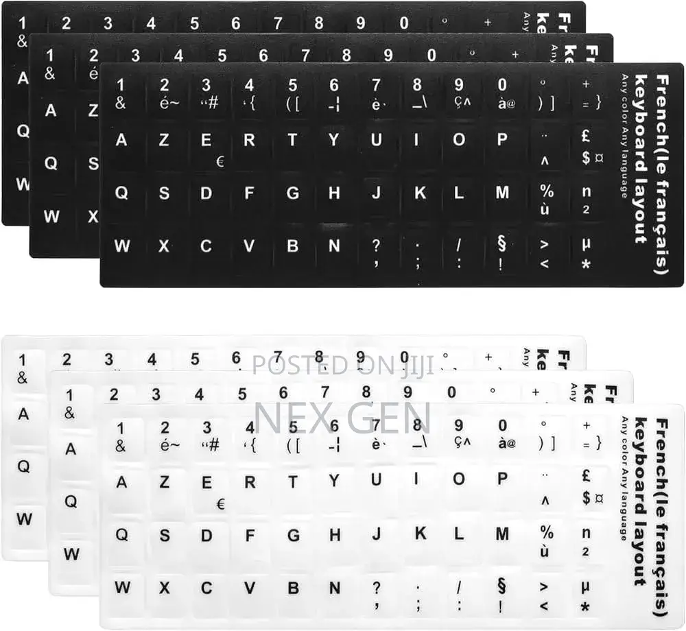 French Keyboard Sticker