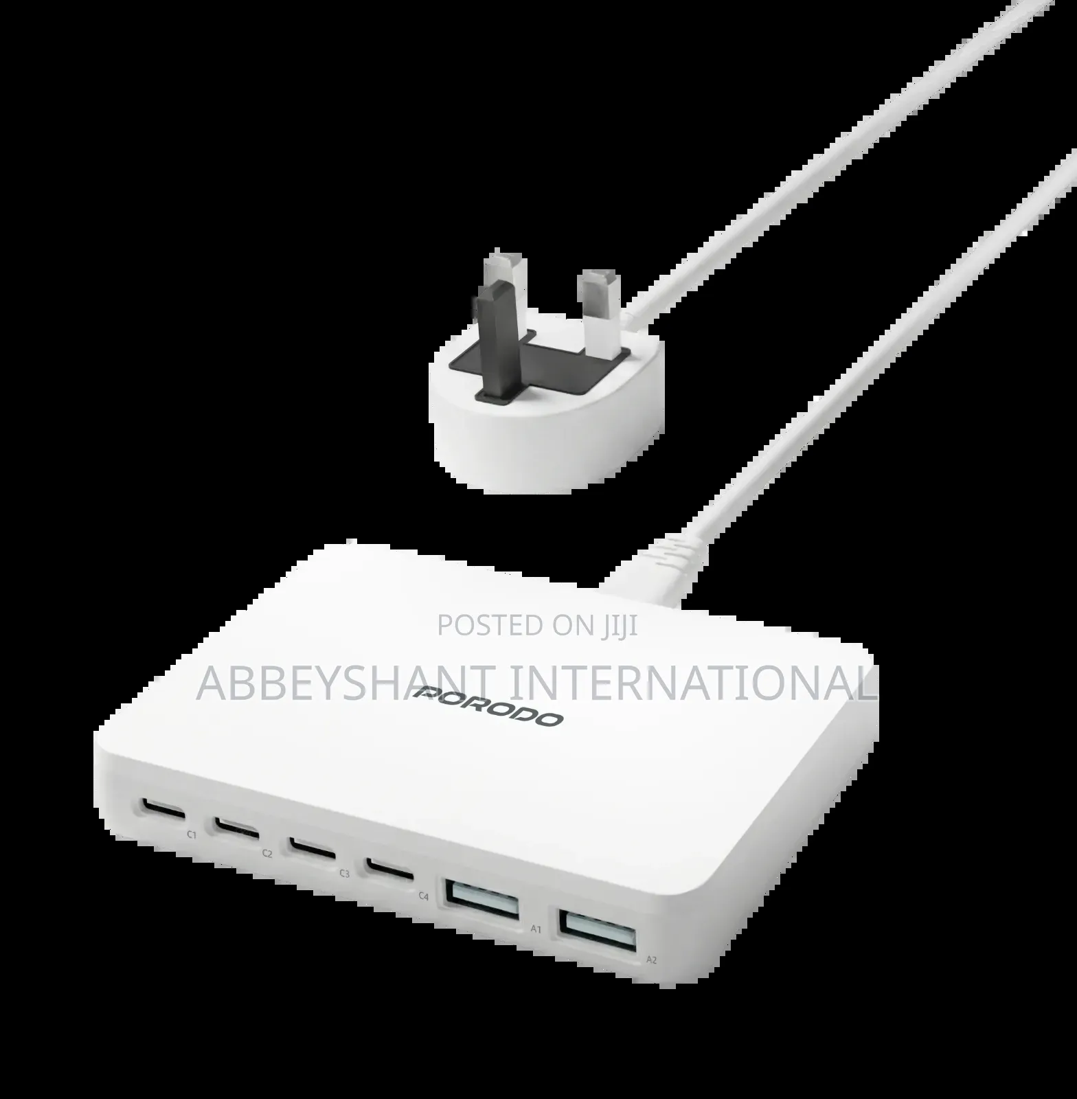 Usb Multi-Port Fast Charger Uk 3-Pin Plug