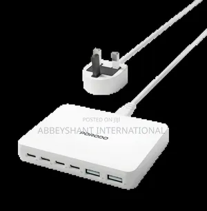 Usb Multi-Port Fast Charger Uk 3-Pin Plug
