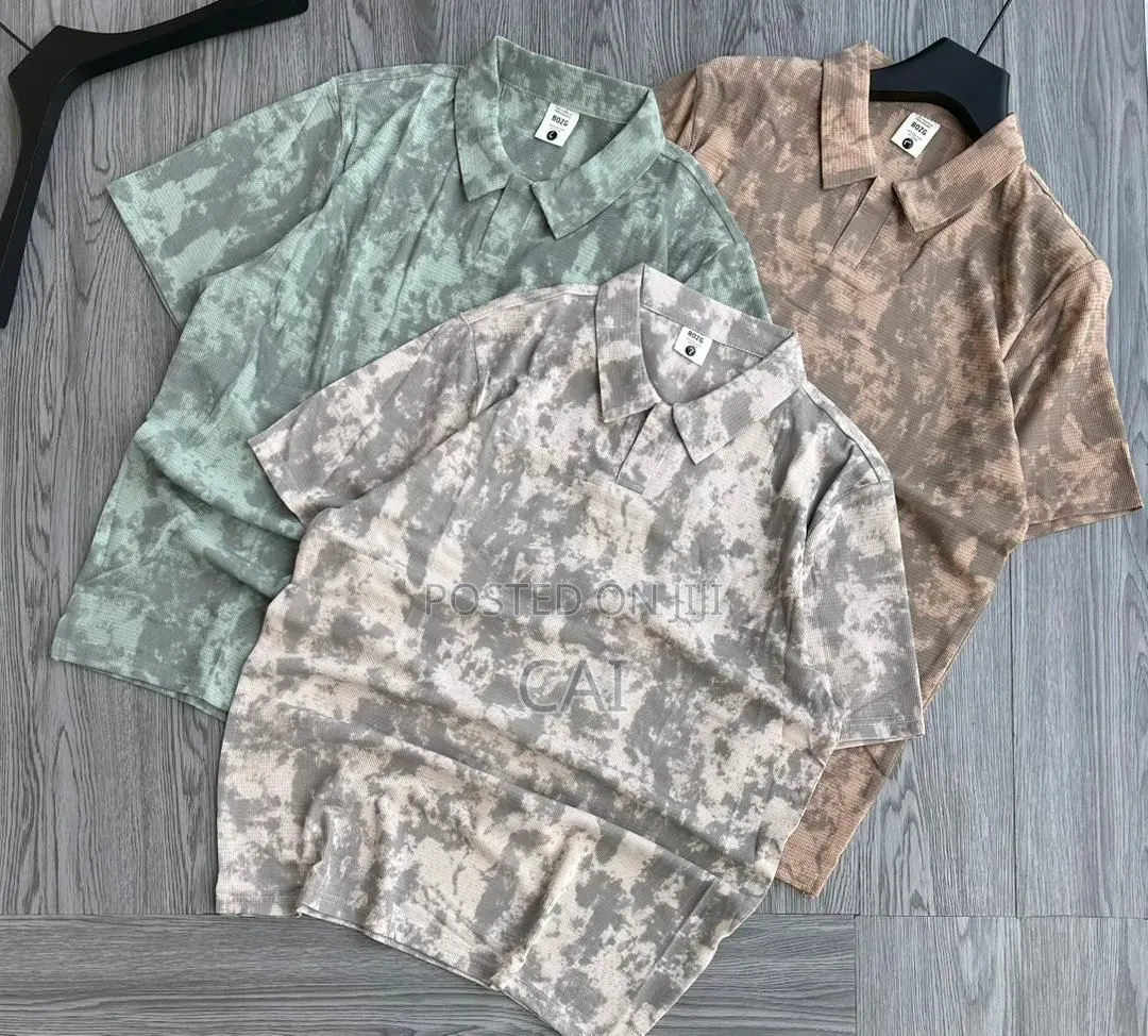 Men's Short-Sleeve Camouflage Polo Tshirts.