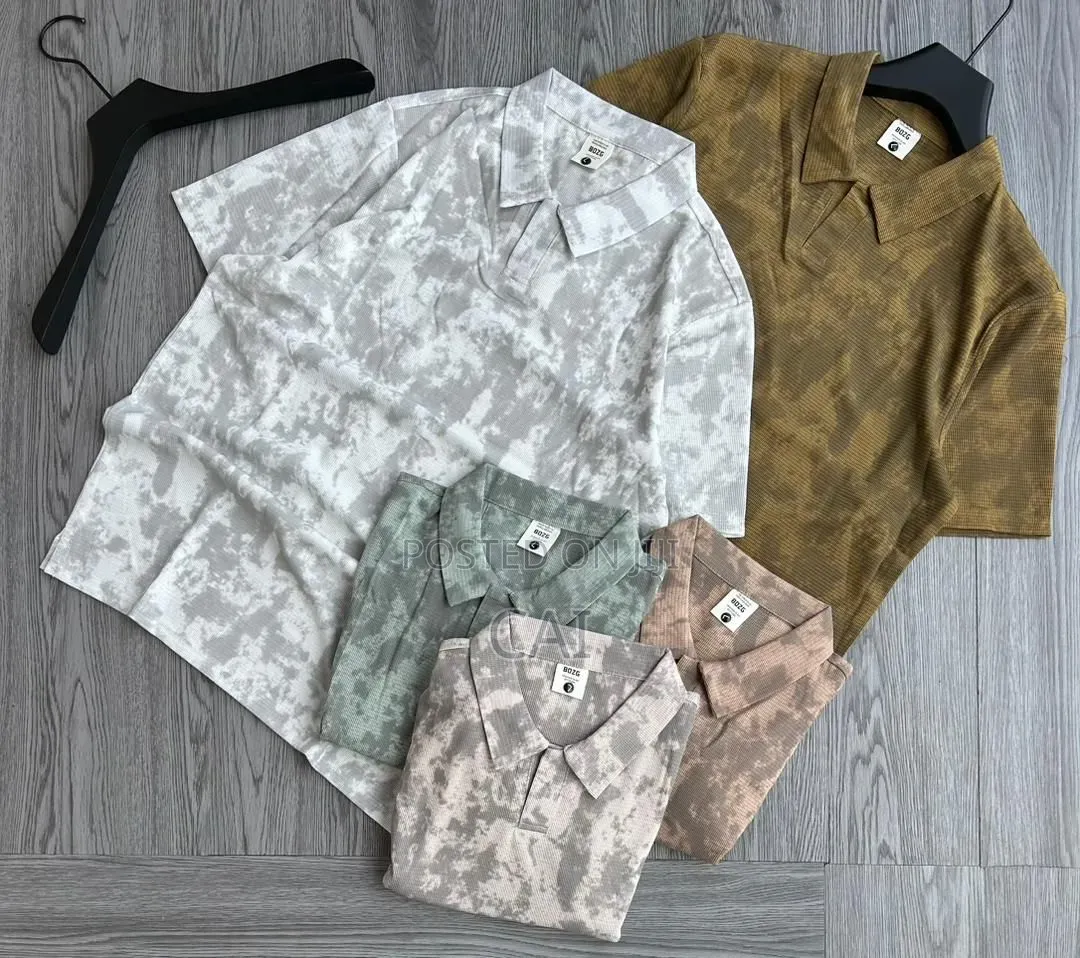 Men's Short-Sleeve Camouflage Polo Tshirts.