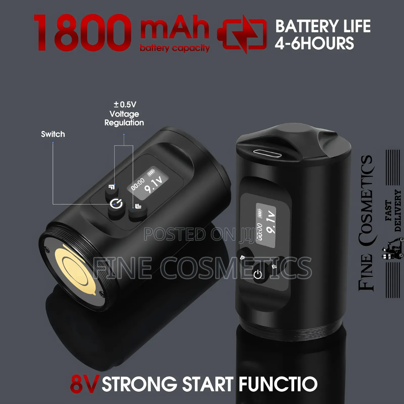 Rechargeable Cordless Tattoo Machine Wireless Microblading Makeup Gun